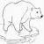disegno orso polare da colorare