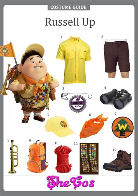 Russell from Up Costume for Boys