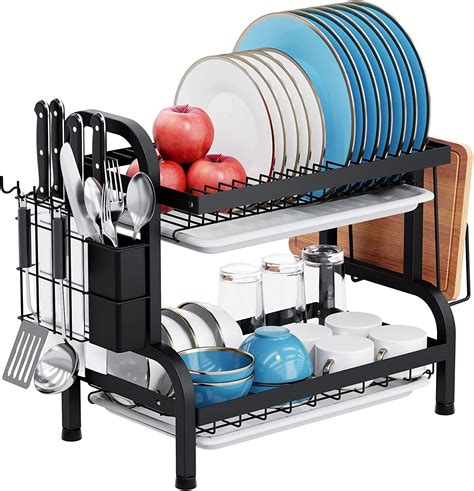 Dish Drainer For Double Sink