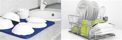 Dish Drying Rack Vs Mat