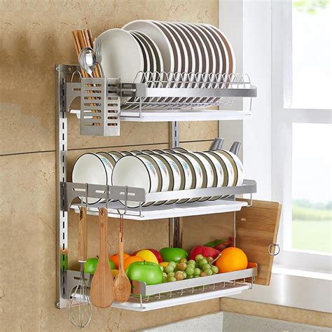 Dish Drying Rack Wall Mounted