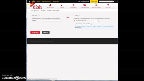 Dish Network Online Application