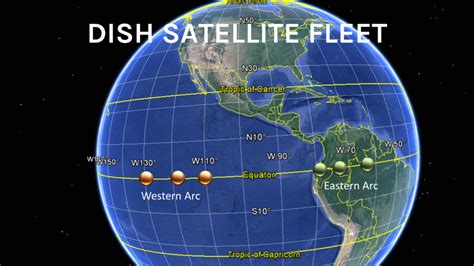 dish satellite location sky map