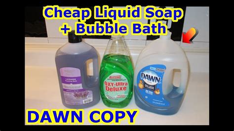 Dish Soap For Bubble Bath