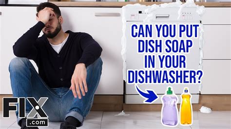 Dish Soap On Dishwasher