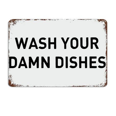 Dishes Funny Poster