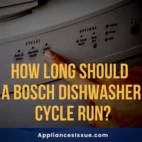 Dishwasher Cycles Explained