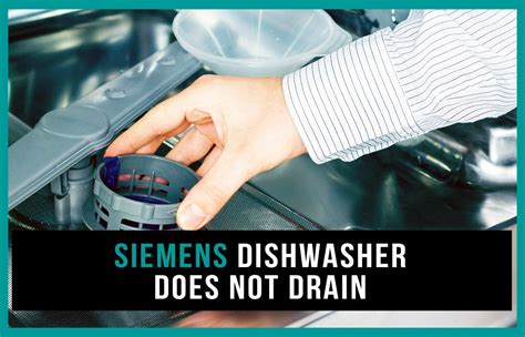 dishwasher does not drain