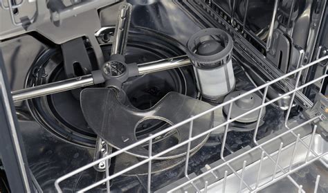dishwasher filter location
