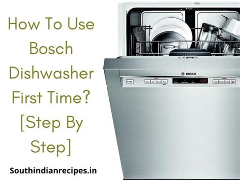 dishwasher first time use