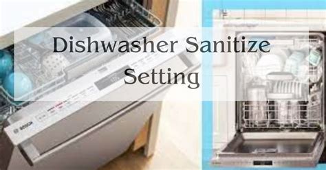 dishwasher sanitize