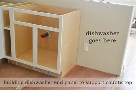 Dishwasher Support Panel