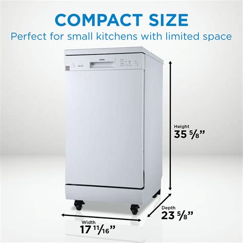 dishwasher with less height