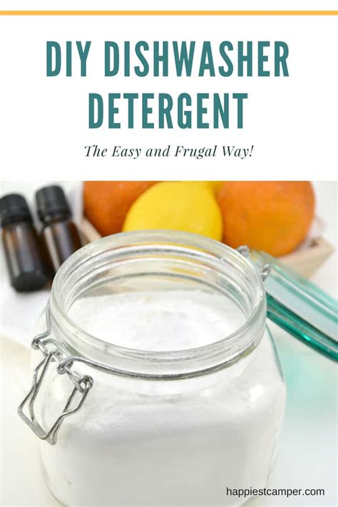 Dishwashing Detergent Diy