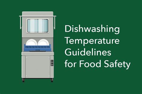 dishwashing temperature guidelines