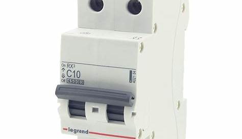 Disjoncteur 1P C10 4500A RX3 — Legrand