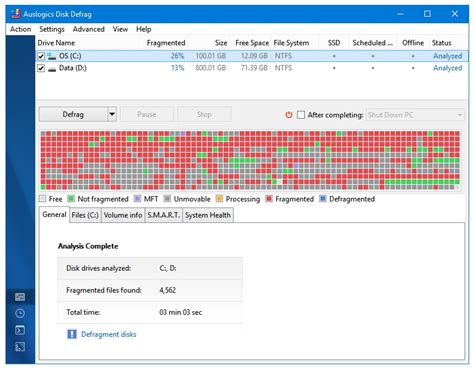Disk Defragmentation Program