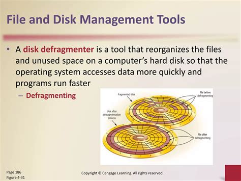 Disk Defragmenting Is An Example Of A System Management Application