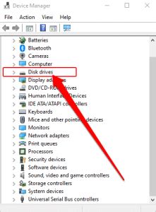 Disk Drive Not Showing In Device Manager