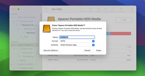 Disk Utility Mac Erase External Hard Drive