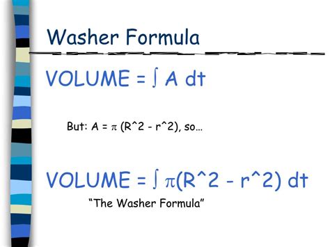 Disks And Washers Calculator