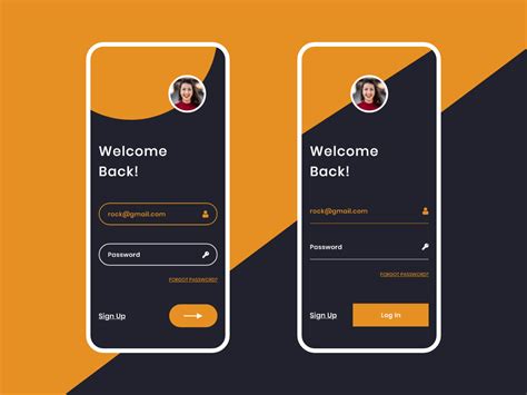App Login UI Search by Muzli