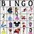 disney bingo free printable