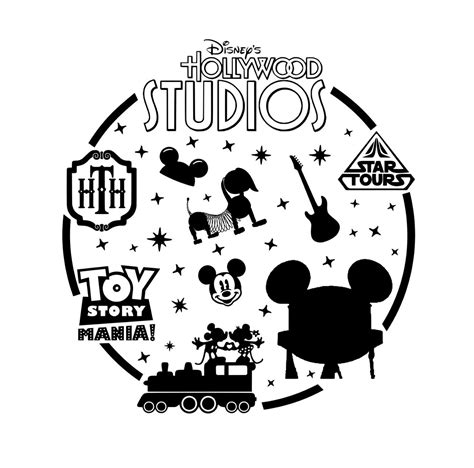 Walt Disney World Hollywood Studios Est. 1989 .SVG Hollywood Etsy