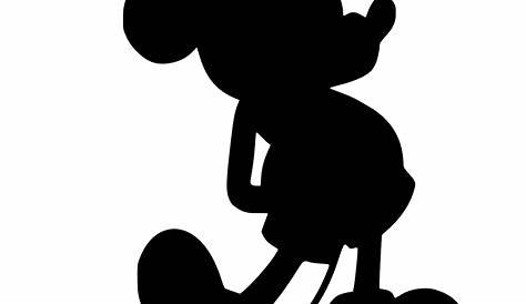Mickey Mouse Silhouette | Free vector silhouettes