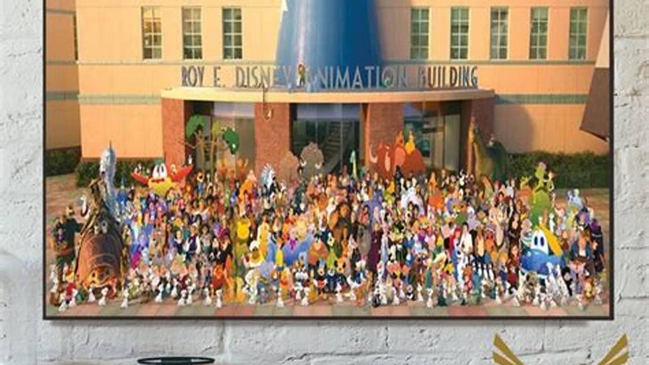 Discover the Magic: Disney Once Upon a Studio Group Photo Print Unveiled