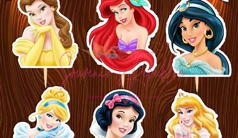 Disney Princess Personalized Cake Toppers Icing Sugar Paper A4 Sheet