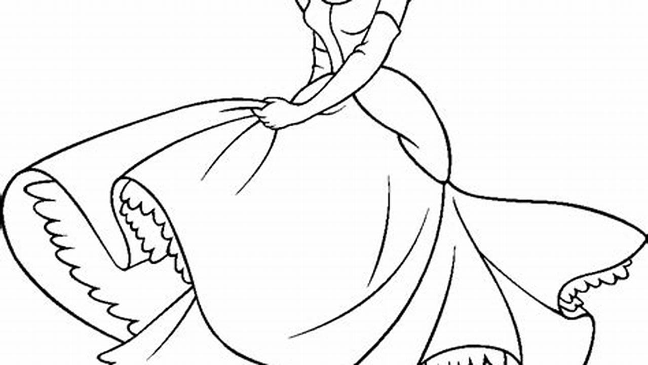 Unveil Timeless Magic: Explore the Enchanting World of Disney Princess Clip Art in Black and White