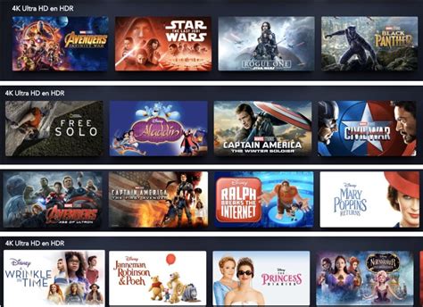disney+ 4k hdr content
