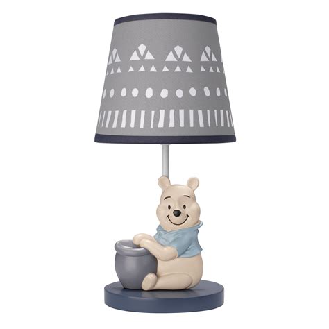disney baby peeking pooh lamp with shade