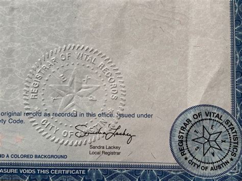 disney cruise birth certificate copy
