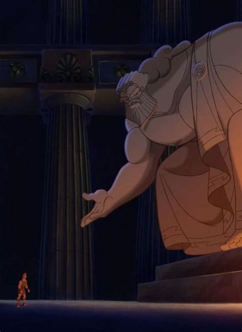 disney hercules zeus statue