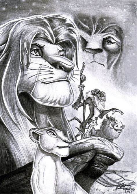 disney lion king drawing