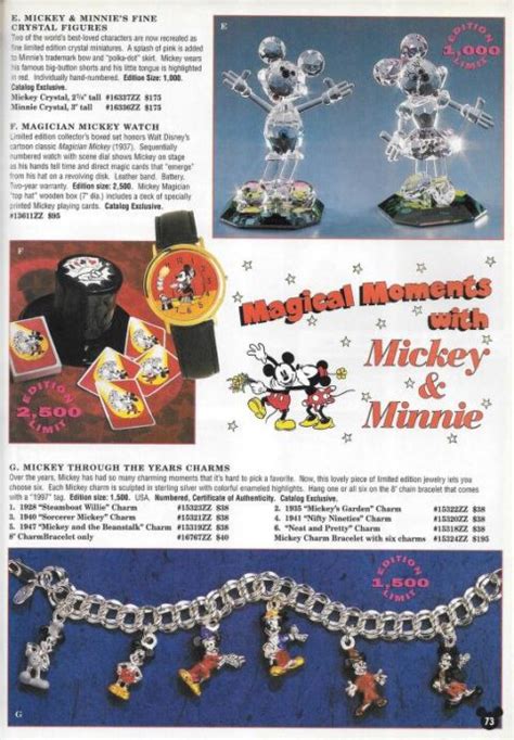 Disney Store Catalog