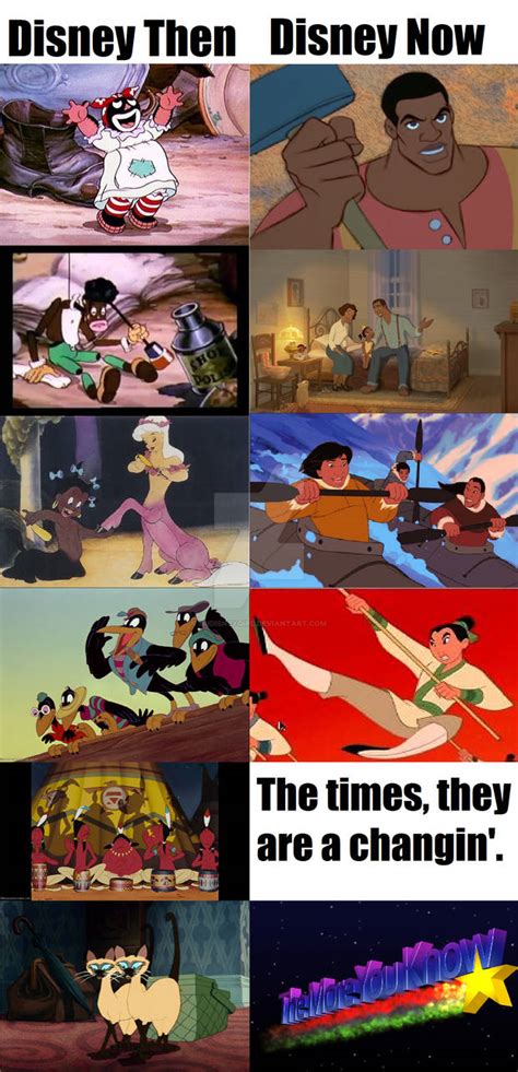 disney then vs now meme