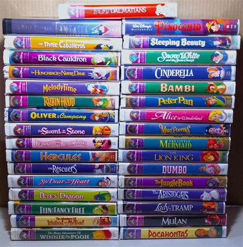 disney vhs collection