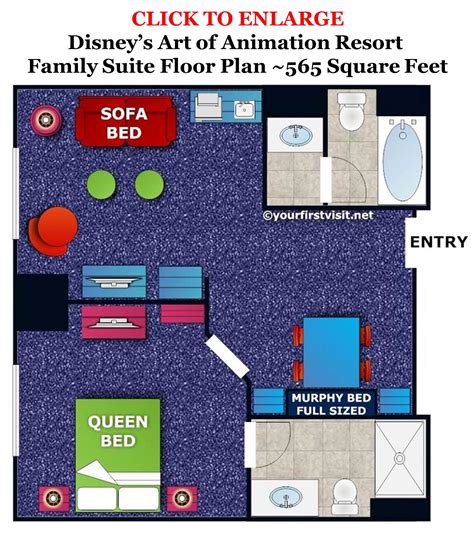 disney world art of animation resort floor plan