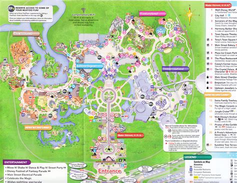 disney world theme parks map