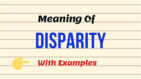disparity reduction meaning in urdu with example