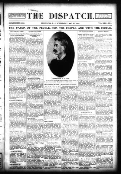 dispatch lexington nc