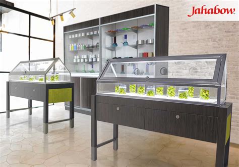 dispensary display case