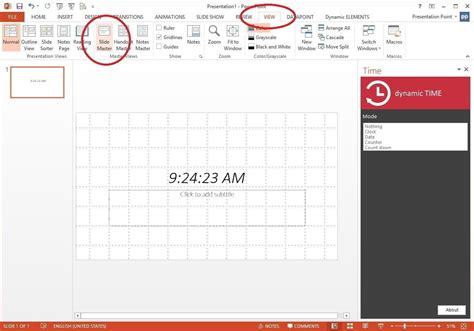 Display A Clock In Powerpoint