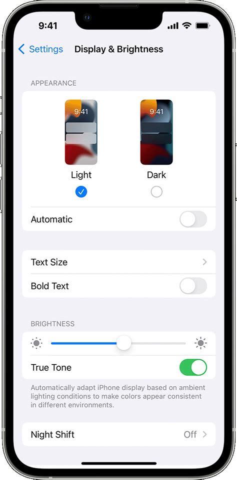 display and brightness apple support