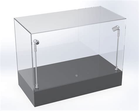 Display Case With Light