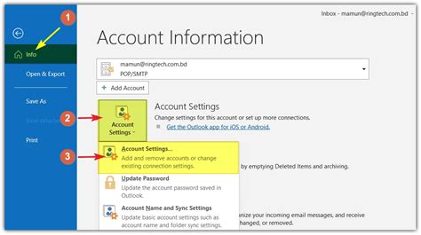 Display From Box In Outlook