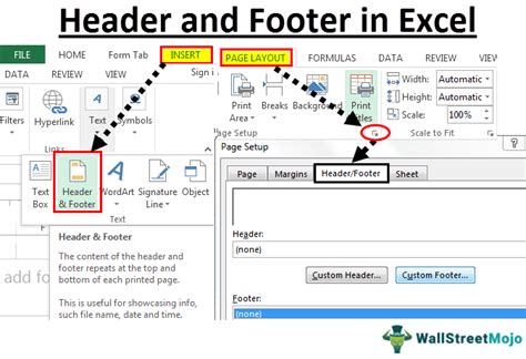 Display Header And Footer In Excel